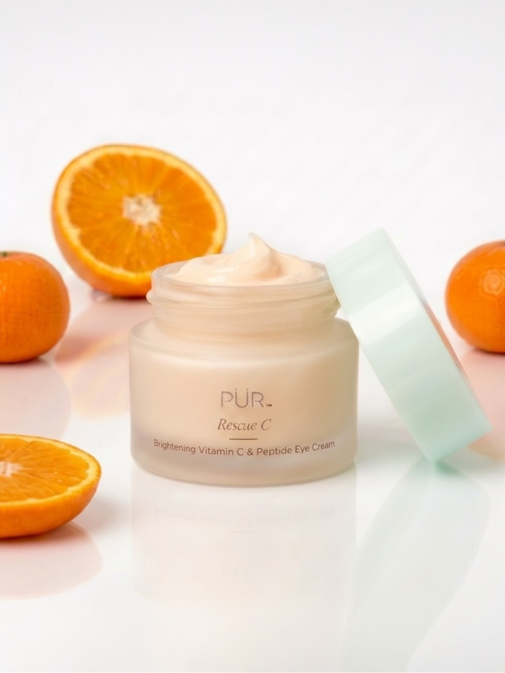 PÜR Rescue C Brightening Eye Cream Vitamin C Peptide Under Eye Care 0.5 fl oz